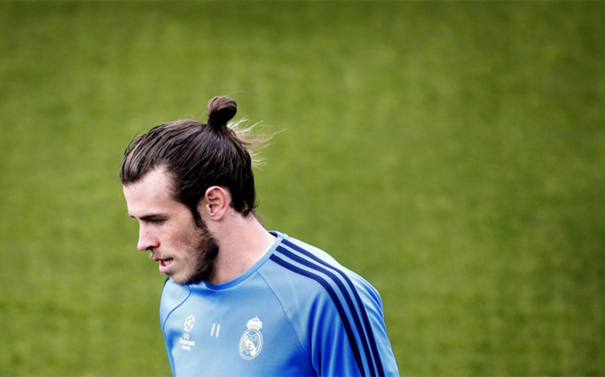 Bale en un entrenamiento reciente del Real Madrid