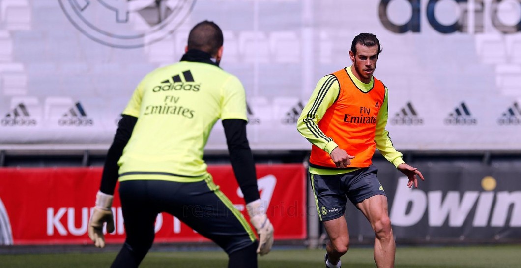 Bale ha vuelto a entrenar con normalidad