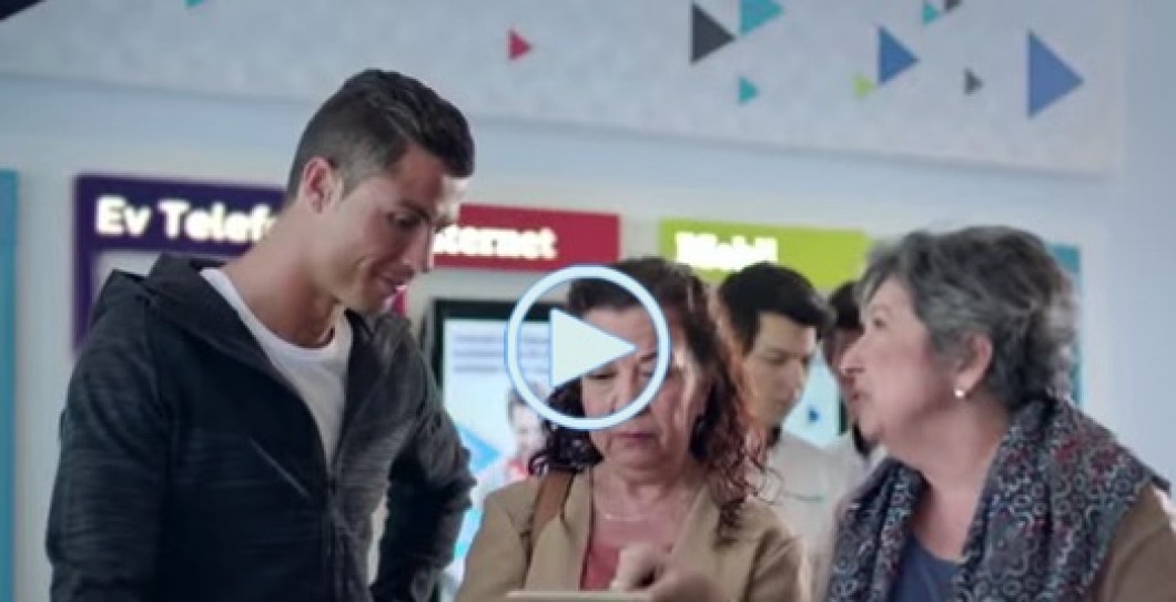 Cristiano Ronaldo, video, spot, Turk Telekom
