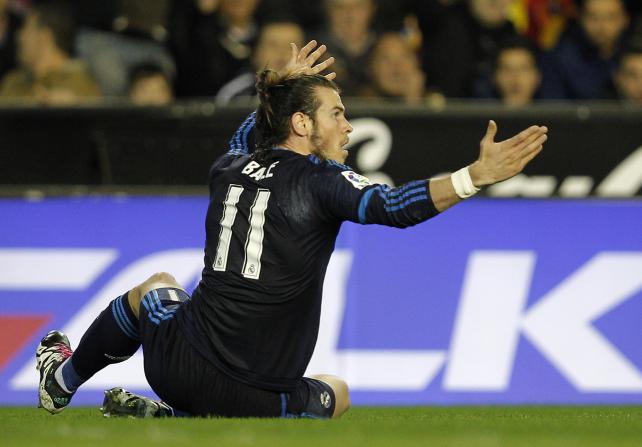 Bale en un partido de Liga