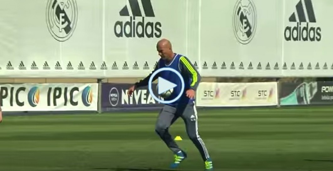Zidane, video, control, entrenamiento