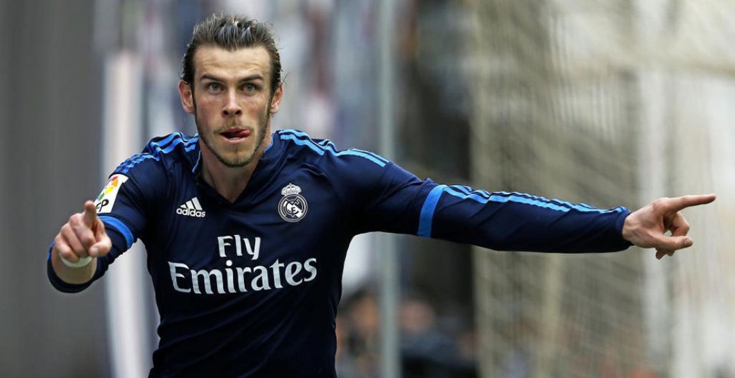 Bale celebró así su segundo gol en Vallecas