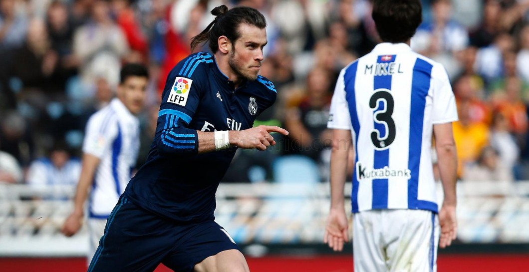 Gareth Bale marcó en Anoeta