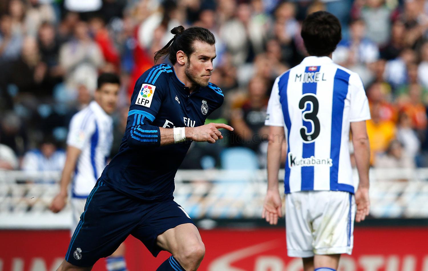 Gareth Bale marcó en Anoeta