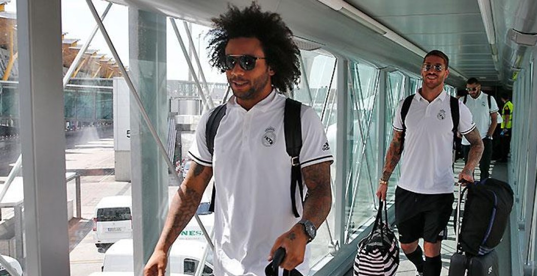 Marcelo tras aterrizar este jueves en Madrid