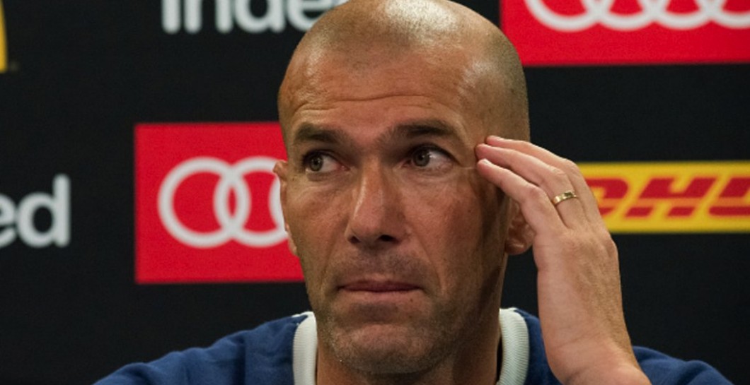 Zidane en una reciente rueda de prensa