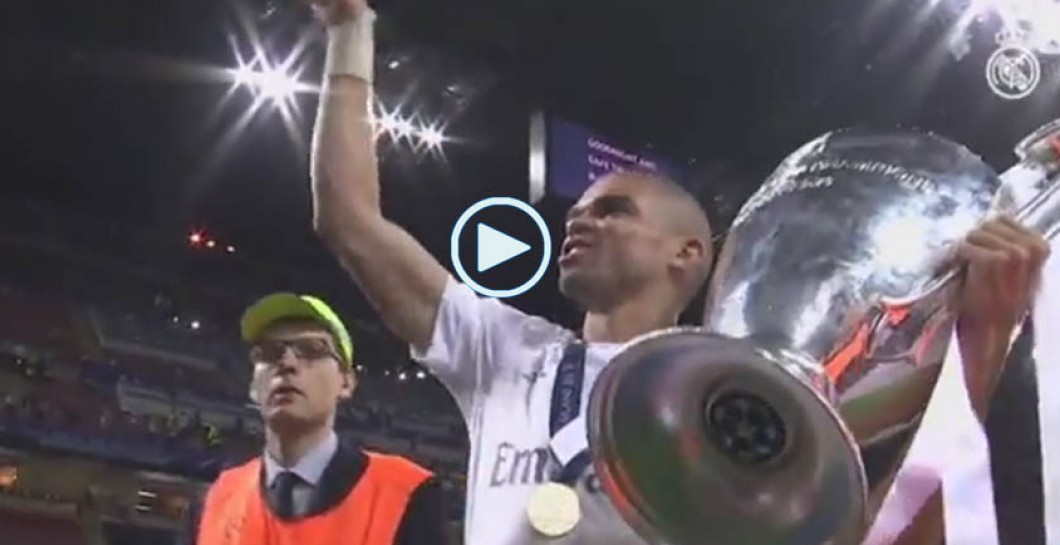 El Real Madrid ha celebrado las diez temporadas de Pepe con un vídeo