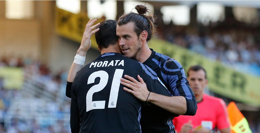 Álvaro Morata, Gareth Bale, Real Madrid