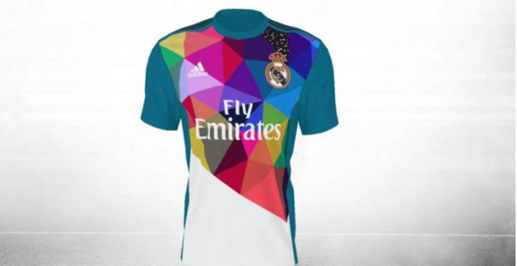 Opción para la camiseta del Real Madrid