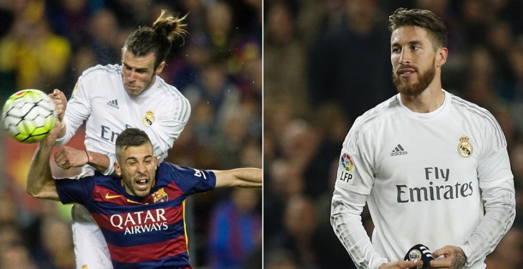 Bale y Ramos en el Camp Nou