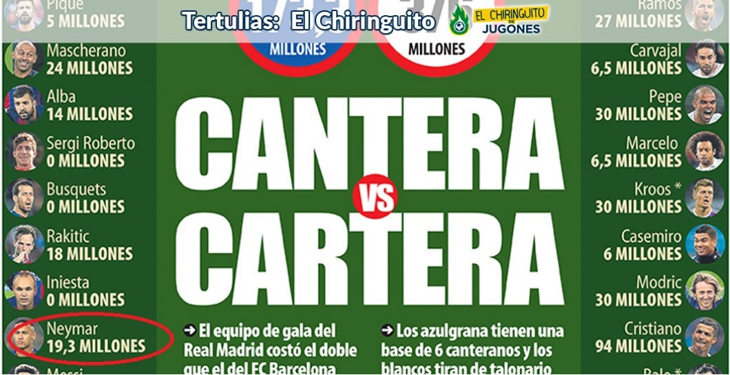 Mundo Deportivo, portada, El Chiringuito
