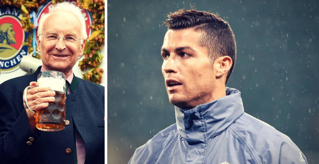 Stoiber y Cristiano Ronaldo