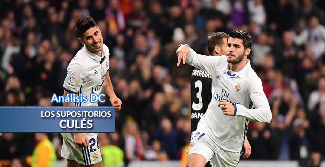 Morata tras marcarle su gol al Deportivo de la Coruña
