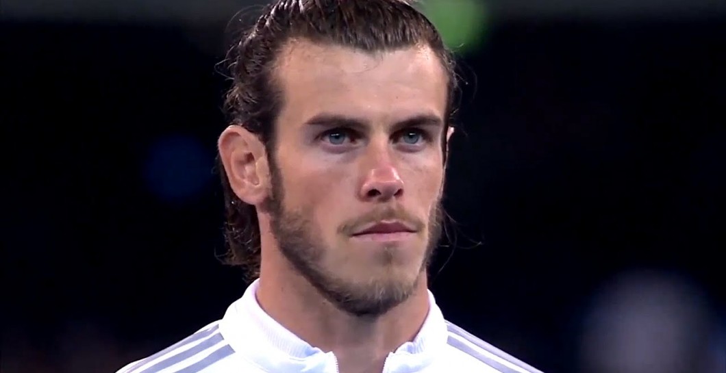 Bale se prepara antes de un partido de esta temporada