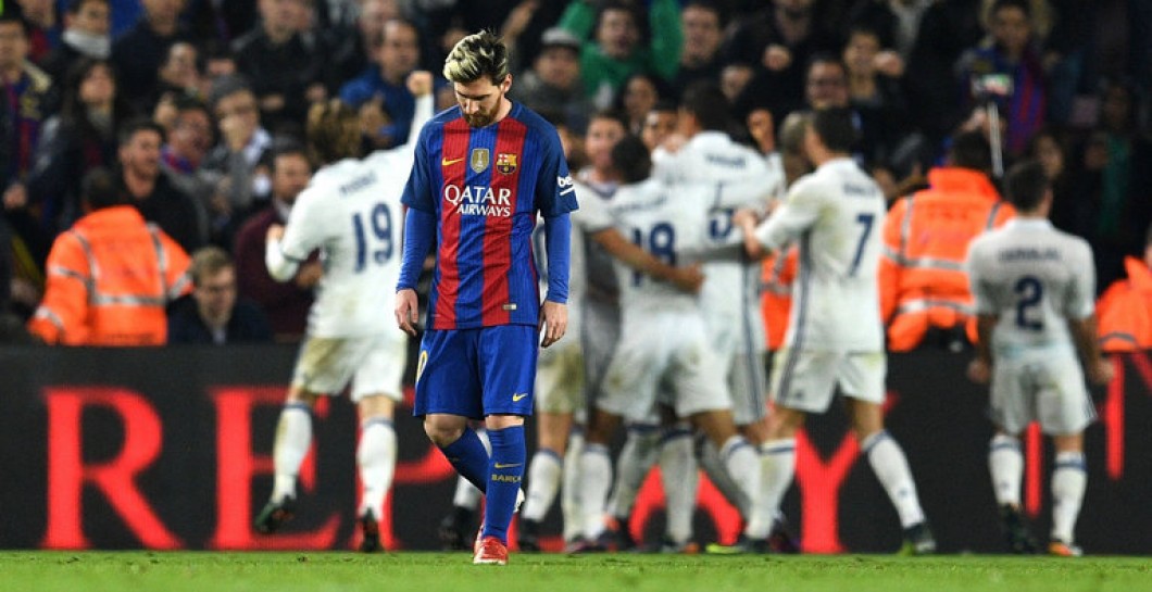 Messi hundido con el gol de Ramos