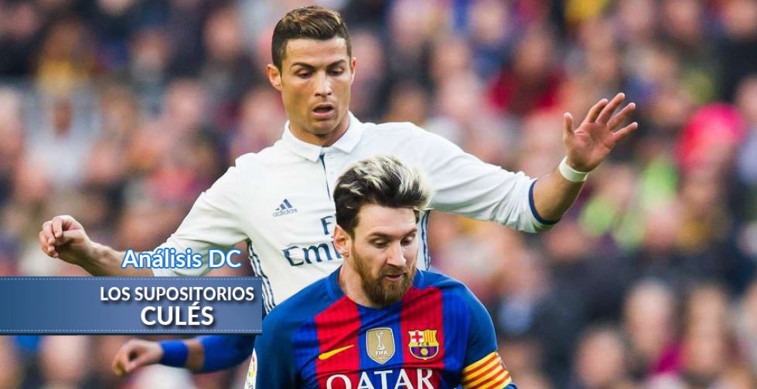 Cristiano y Messi en el Clásico del Camp Nou