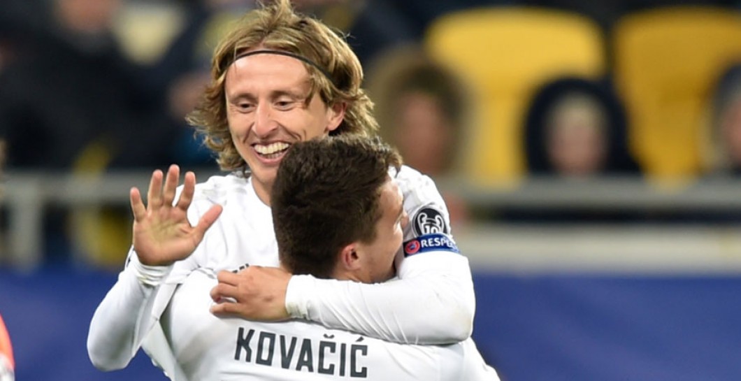 Mateo Kovacic y Luka Modric
