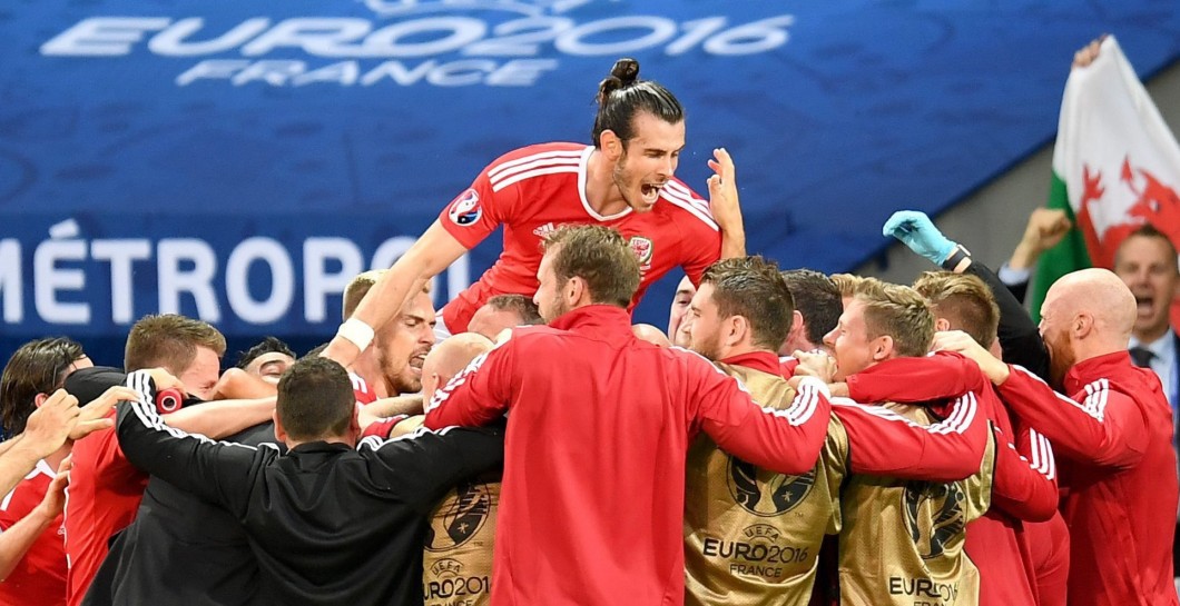 Bale, celebracion, semifinales, Eurocopa