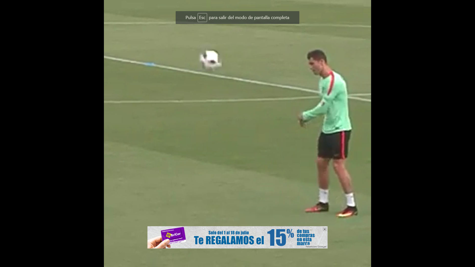 Cristiano Ronaldo, toques, Portugal