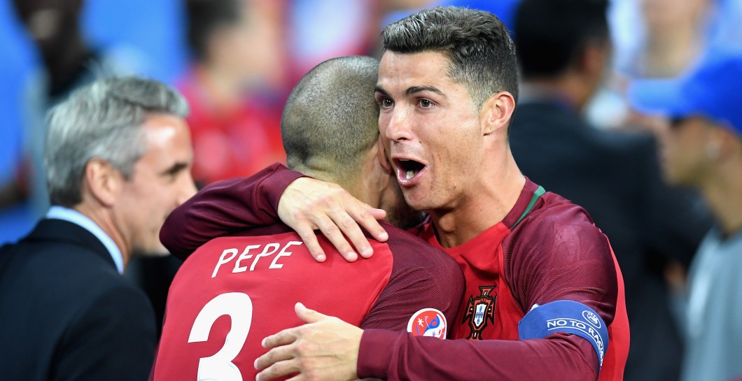 Pepe, Cristiano Ronaldo, Eurocopa