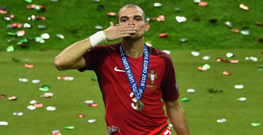 Pepe tras ganar la Eurocopa con Portugal