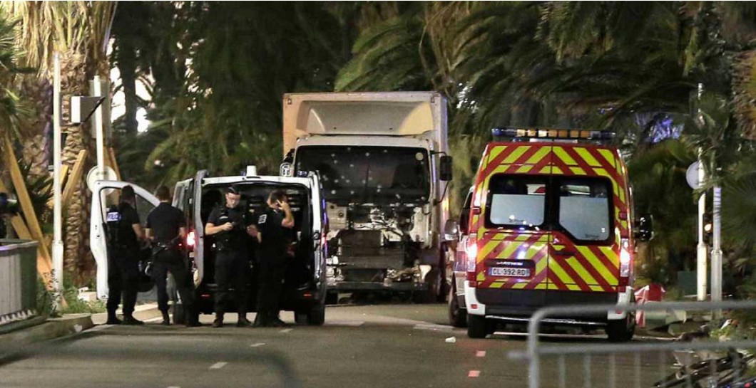 Imagen del camión utilizado en el atentado de Niza