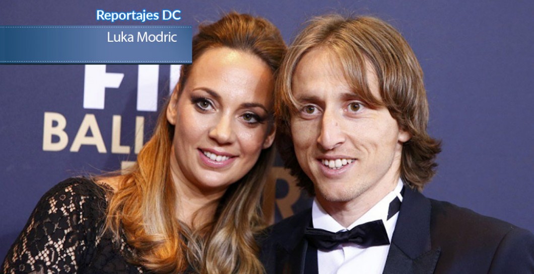 Modric y su mujer en el Balón Oro