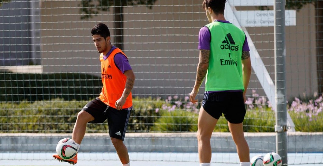 Sergio Díaz, entrenamiento, Real Madrid Castilla