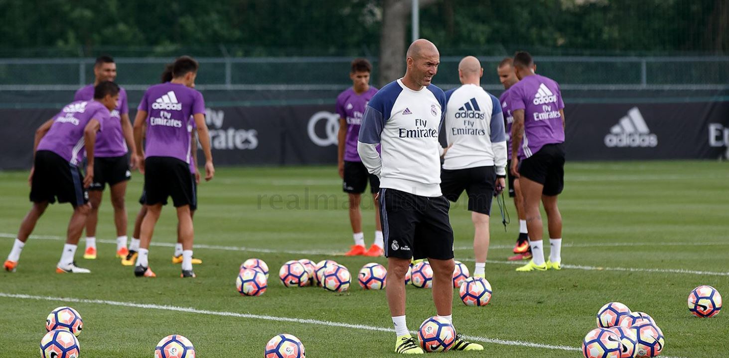 Zidane, entrenamiento, pretemporada 2016