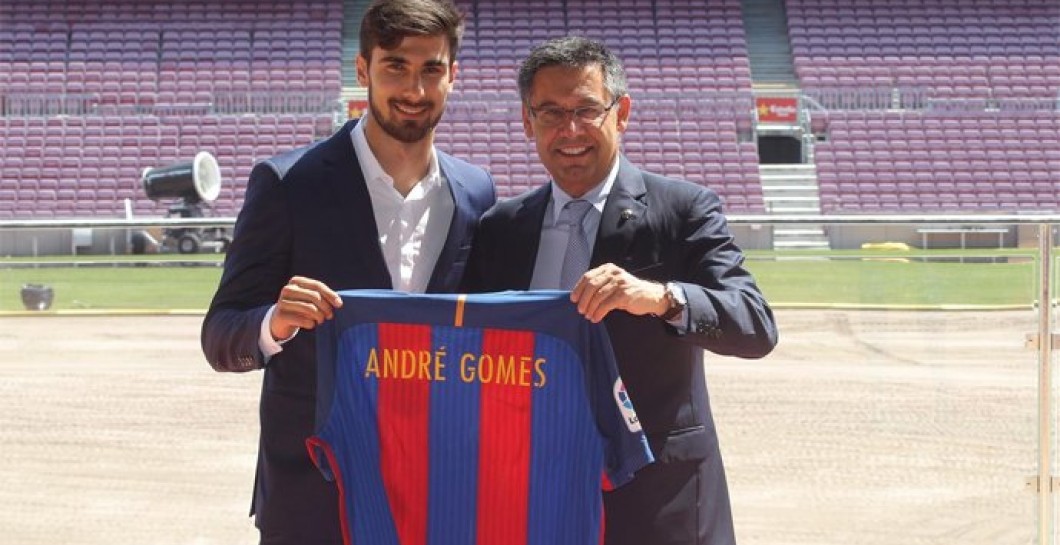 André Gomes ha sido presentado con el Barcelona