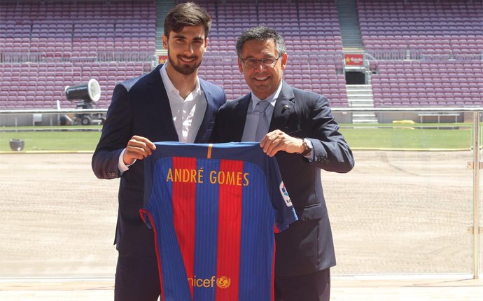 André Gomes ha sido presentado con el Barcelona