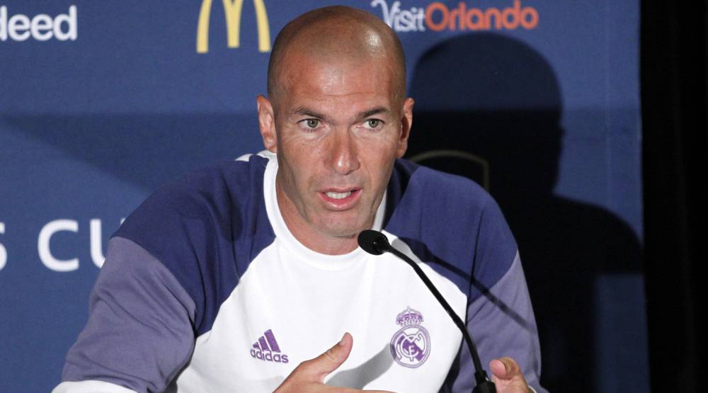 Zidane en rueda de prensa 