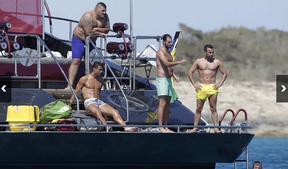 Cristiano Ronaldo, vacaciones, Ibiza