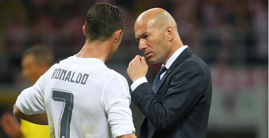 Zidane y Cristiano Ronaldo en Milán