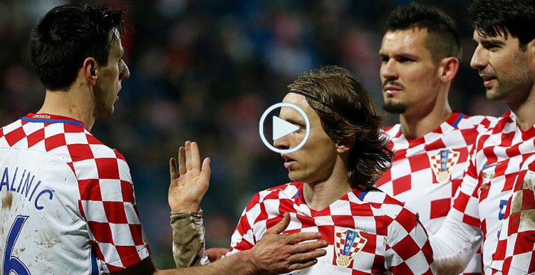 Modric participó en la goleada croata a San Marino