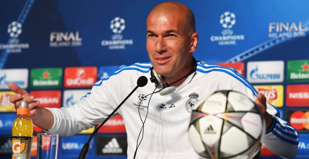 Zidane en sala de prensa 