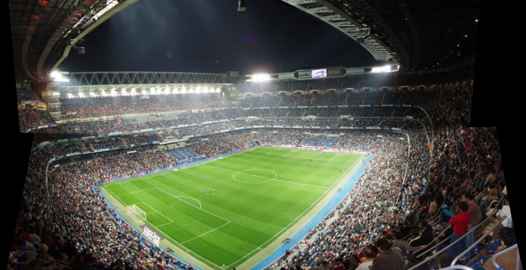 Estadio Santiago Bernabéu lleno