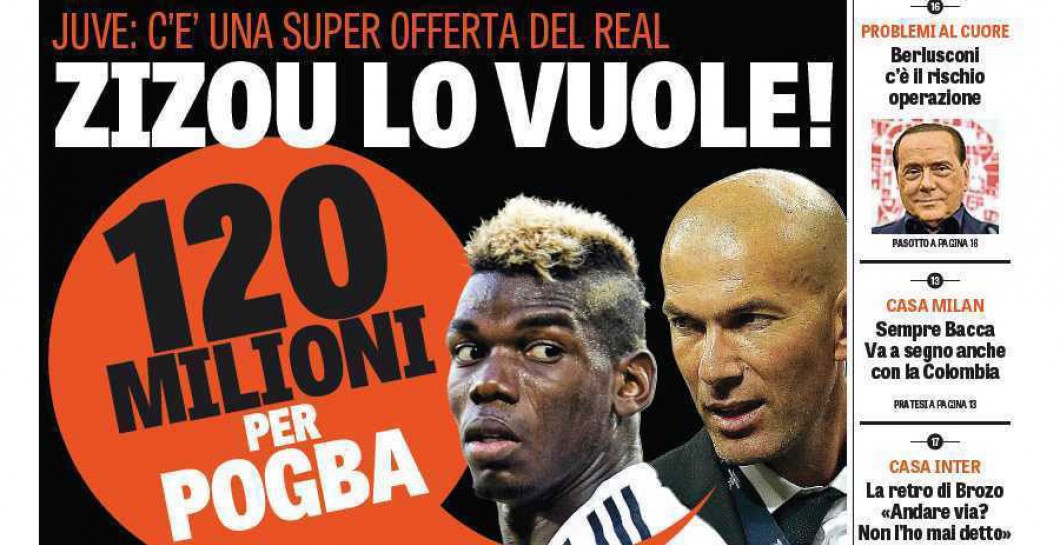 'La Gazzetta' asegura que el Real Madrid echará el resto por Pogba