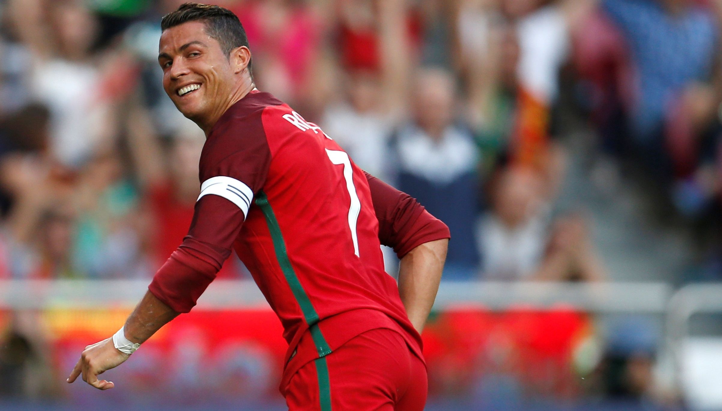 Cristiano, sonrisa, Portugal, gol