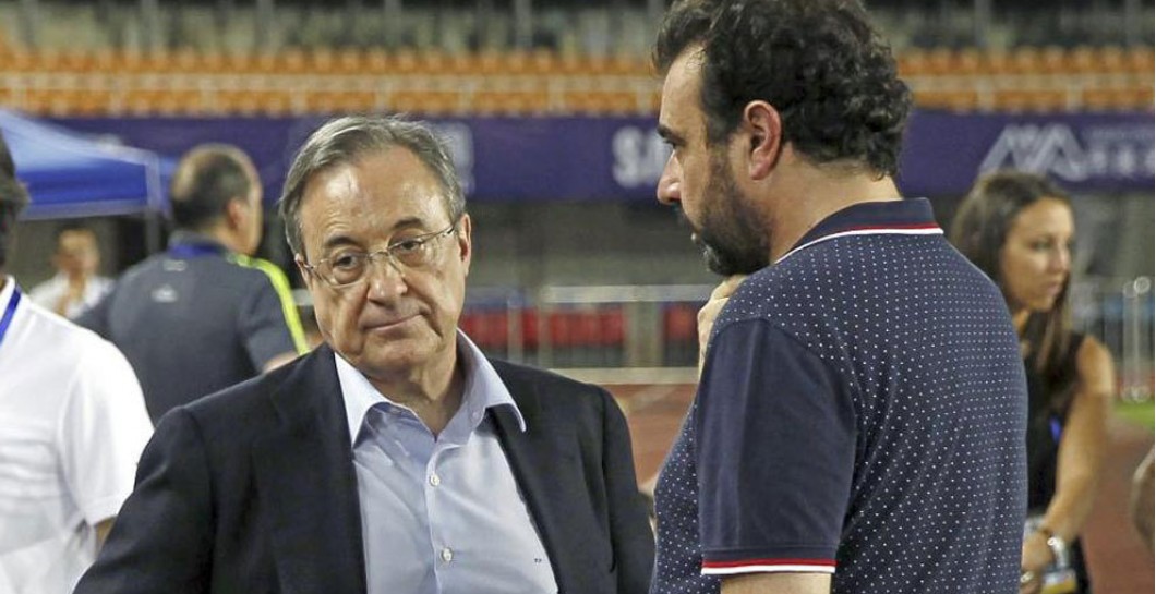 Florentino Pérez y José Ángel Sánchez