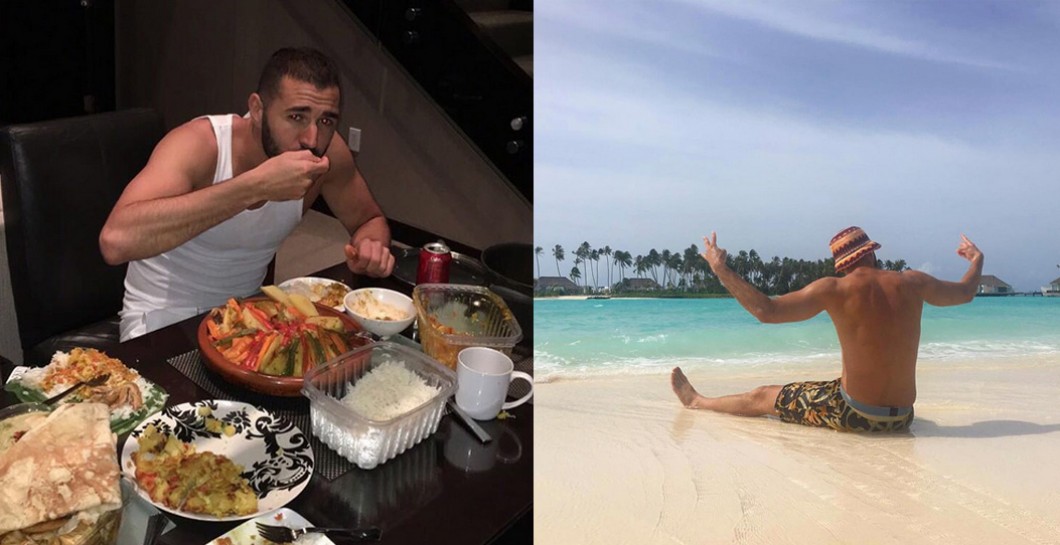 Karim Benzema, vacaciones, Maldivas