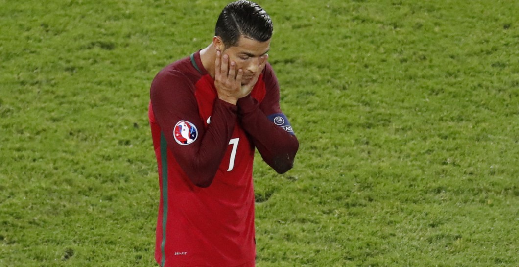 Cristiano Ronaldo, lamento, penalti, Austria