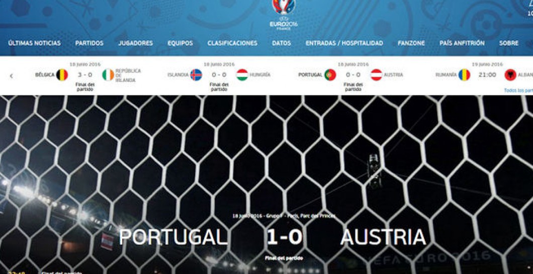 El error de la UEFA en el Portugal-Austria