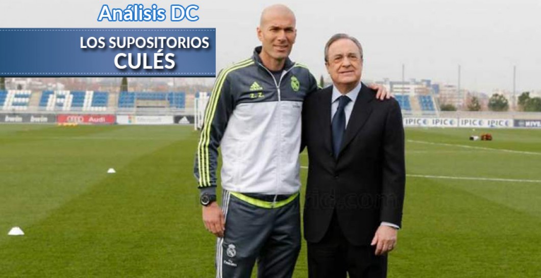 Florentino Pérez y Zidane posan en Valdebebas