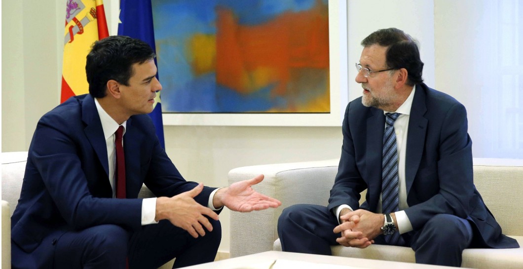 Pedro Sánchez, Mariano Rajoy