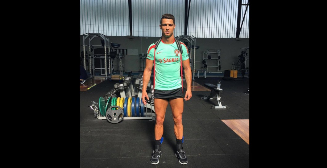 Cristiano Ronaldo, gimnasio