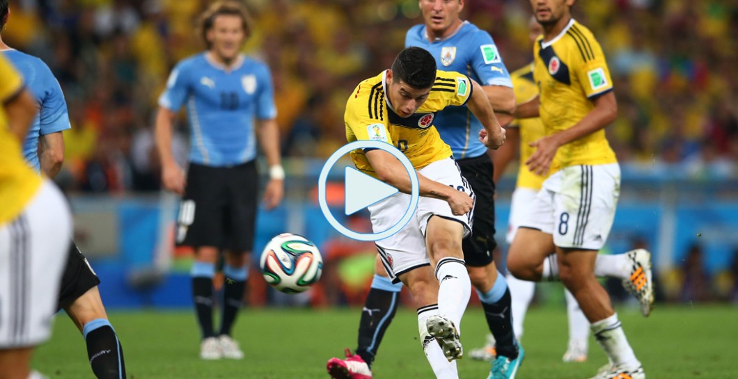 James Rodríguez, Colombia, Mundial, gol, video
