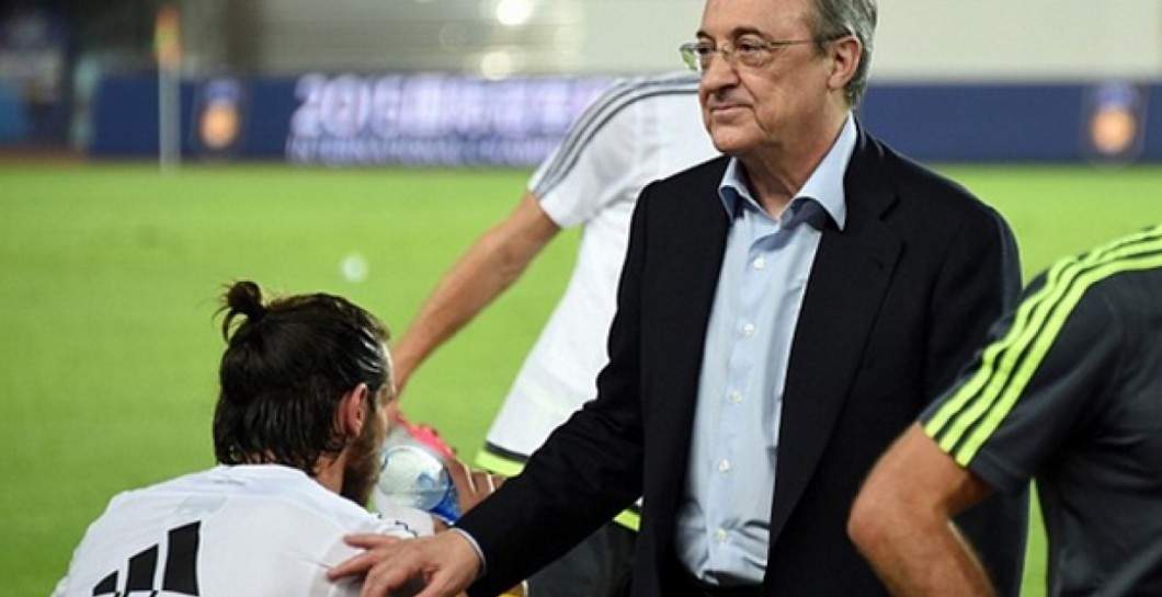 Florentino saluda a Bale la pasada pretemporada