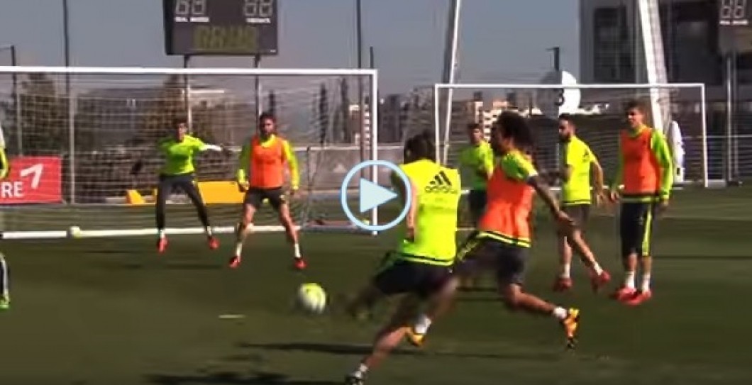 Bale, entrenamiento, gol, video