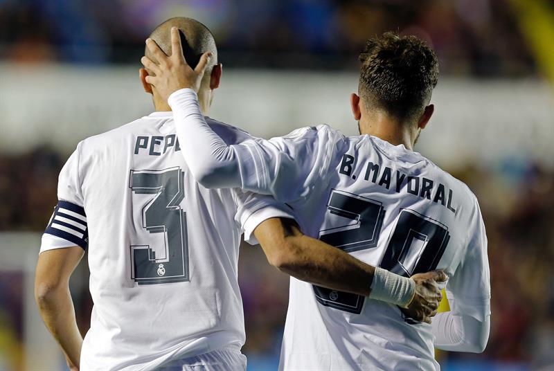 Pepe, Borja Mayoral, gol, Real Madrid, Levante